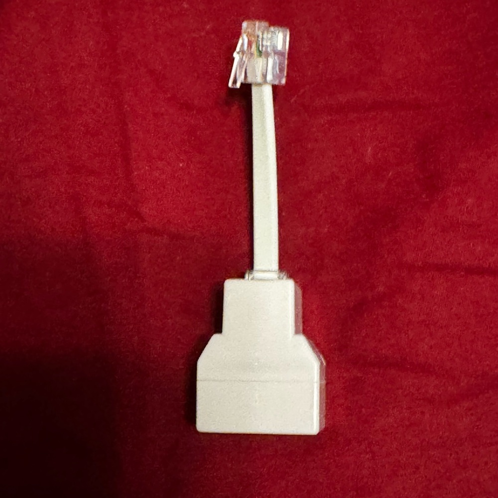 White VoIP Phone Adapter